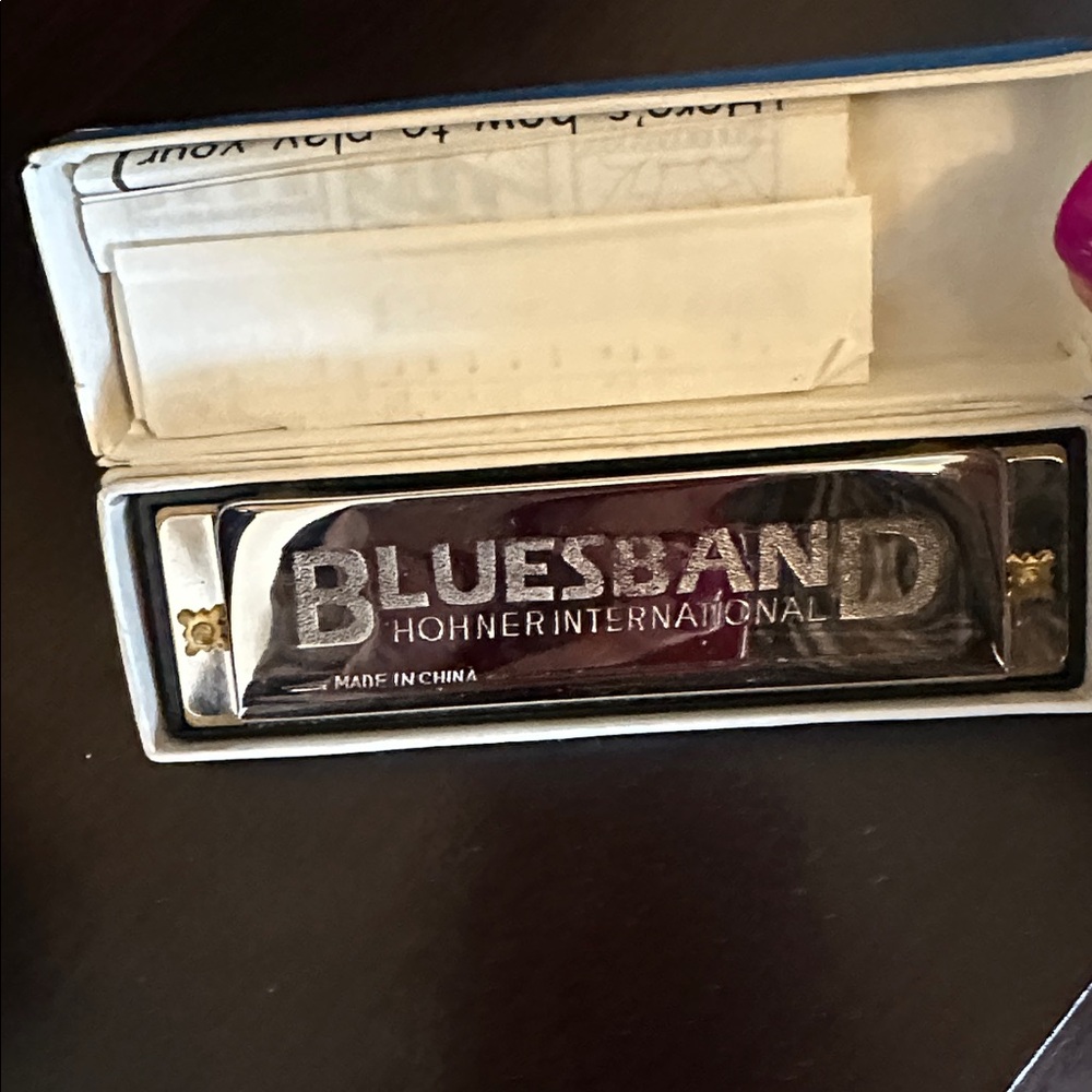 Vintage Bluesband Hohner harmonica